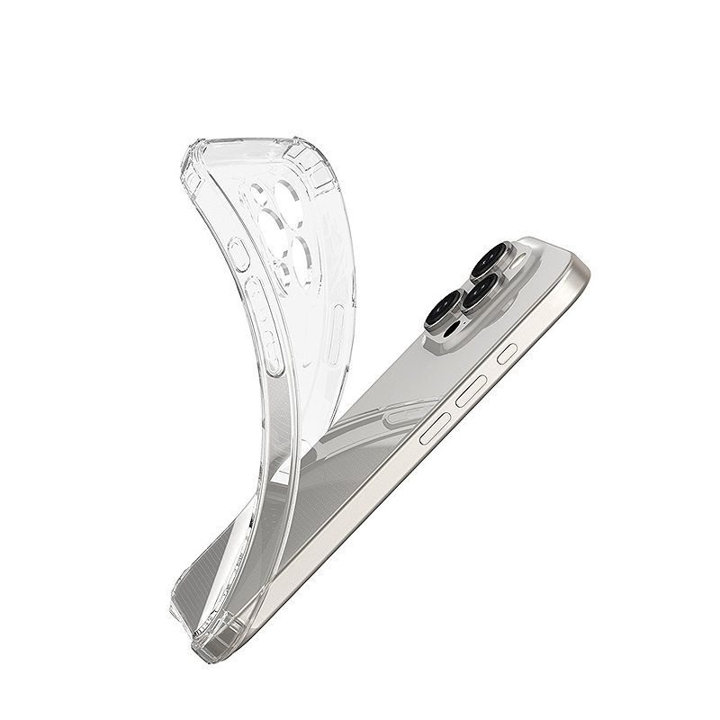 Anti Shock 1,5 mm case for Poco M7 Pro 5G transparent - Billede 3