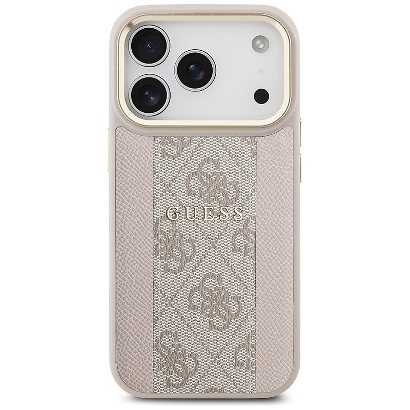 Guess 4G Stripe MagSafe case for iPhone 17 Pro pink - Billede 3