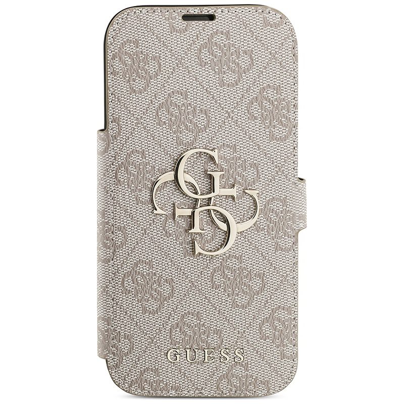 Guess Book 4G Metal Logo case for iPhone 17 Pro pink - Billede 3
