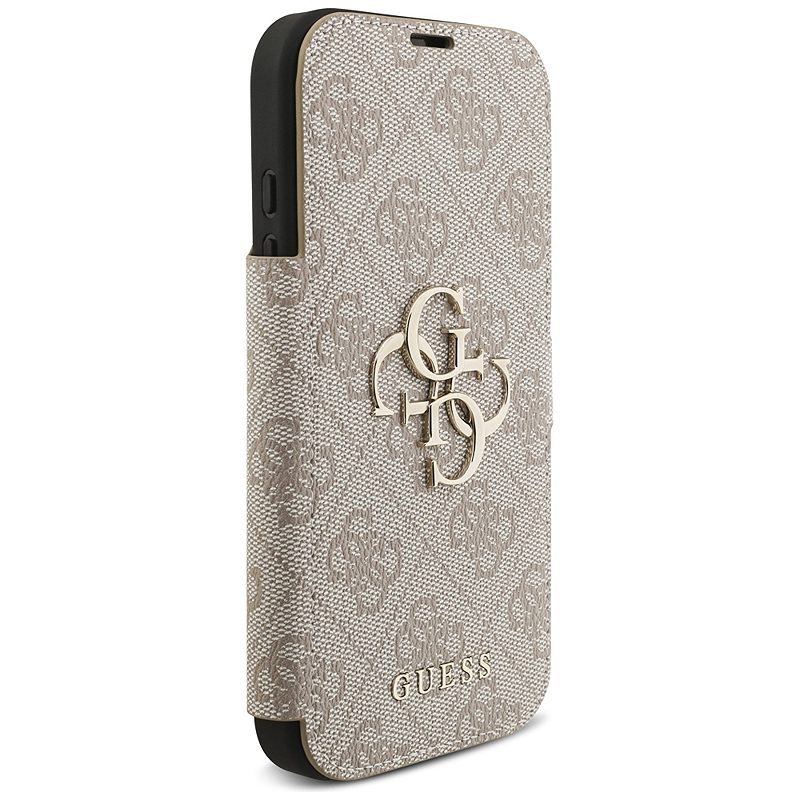 Guess Book 4G Metal Logo case for iPhone 17 Pro pink - Billede 4