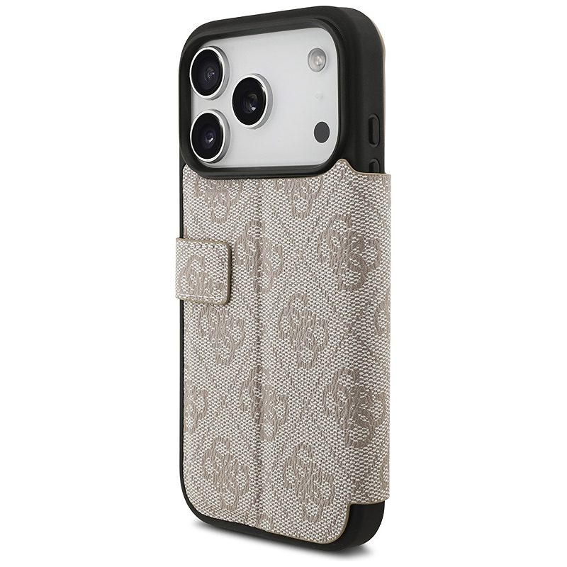Guess Book 4G Metal Logo case for iPhone 17 Pro pink - Billede 5