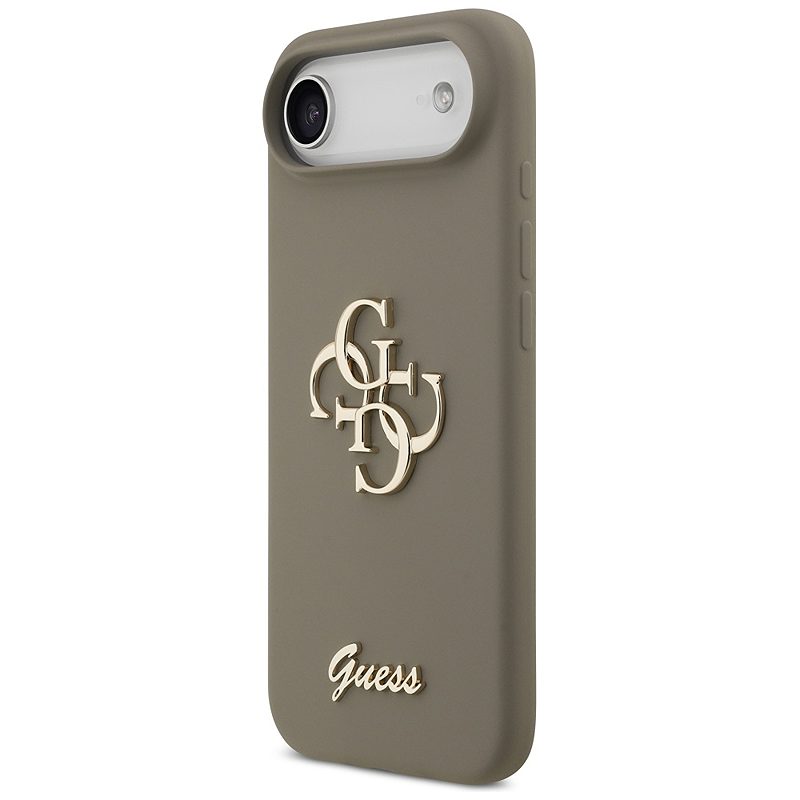 Guess Silicone Big 4G Script case for iPhone Air brown - Billede 2