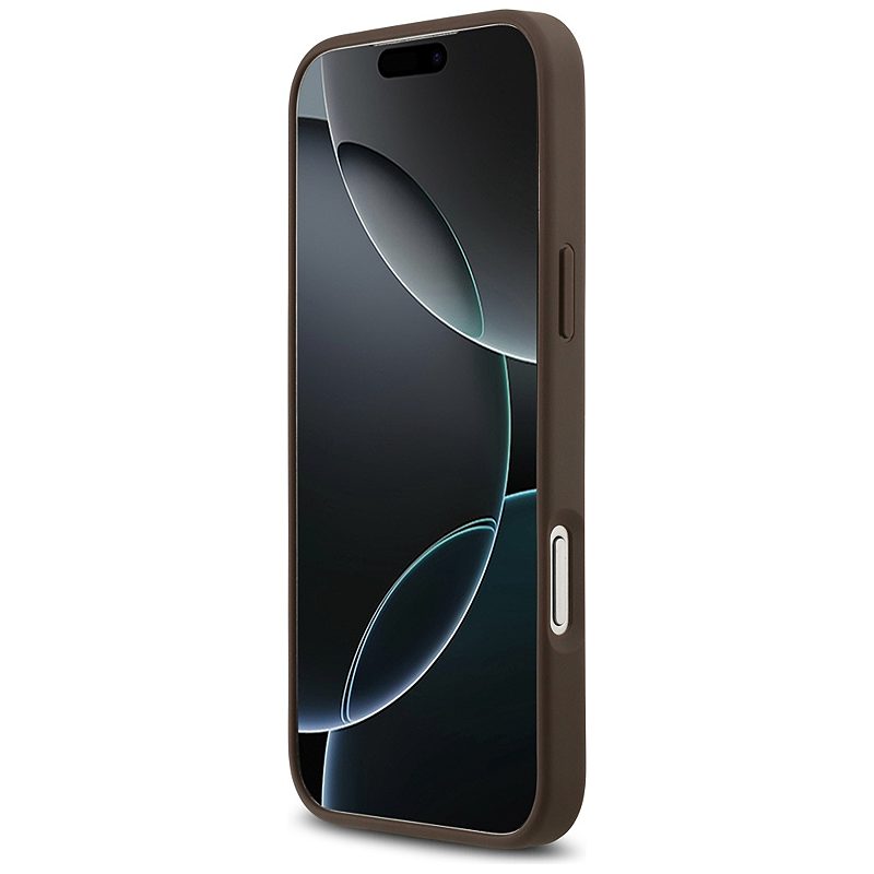 Guess 4G Double Card Triangle case for iPhone 17 Pro Max brown - Billede 5