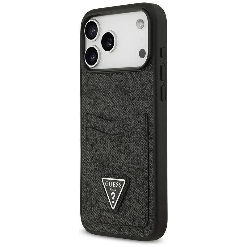 Guess 4G Double Card Triangle case for iPhone 17 Pro Max black - Billede 2