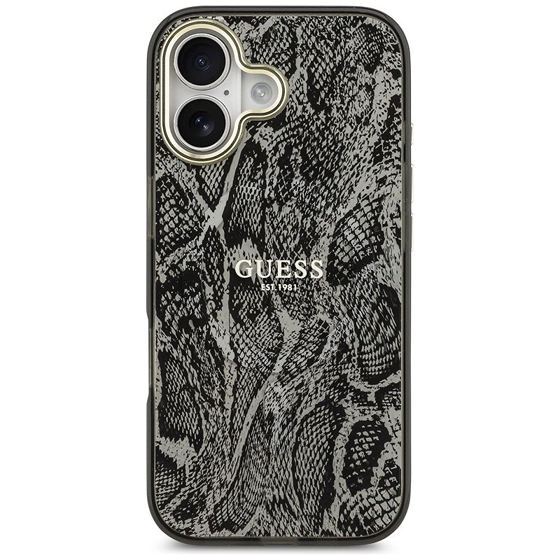 Guess Python Pattern MagSafe case for iPhone 17 black - Billede 3
