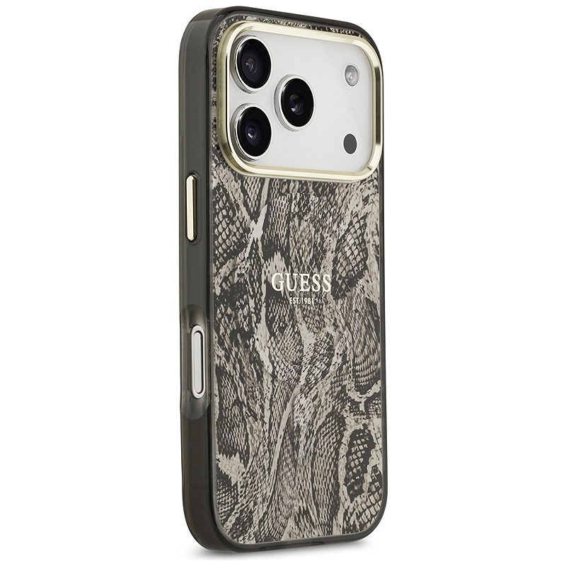 Guess Python Pattern MagSafe case for iPhone 17 Pro Max brown - Billede 4