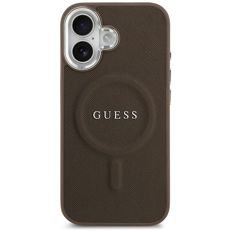 Guess Classic Logo MagSafe case for iPhone 17 brown - Billede 3