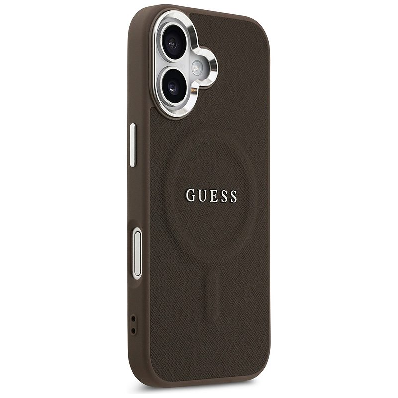 Guess Classic Logo MagSafe case for iPhone 17 brown - Billede 4