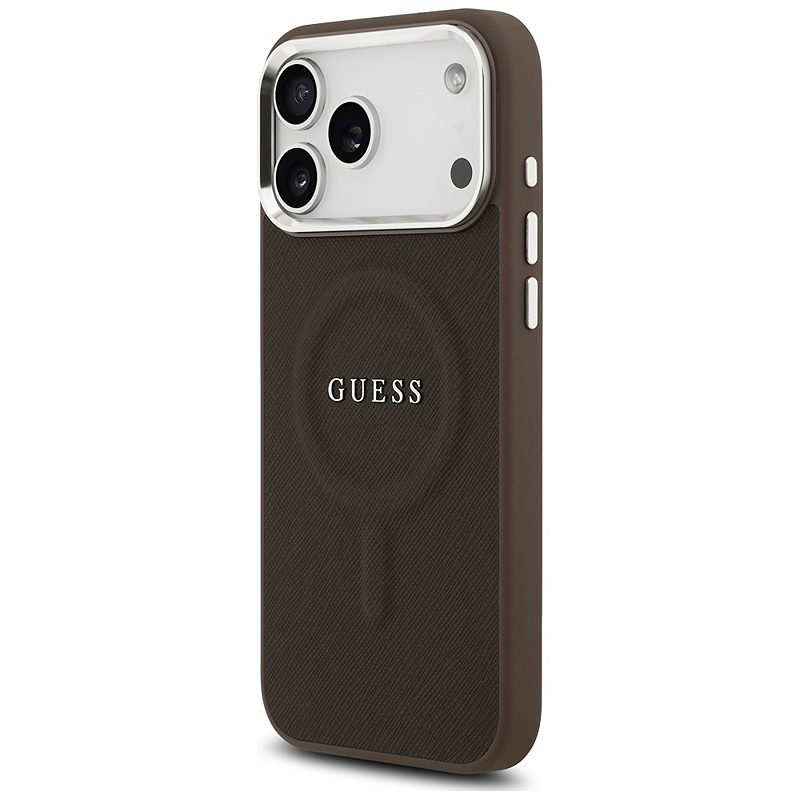 Guess Classic Logo MagSafe case for iPhone 17 Pro brown - Billede 2