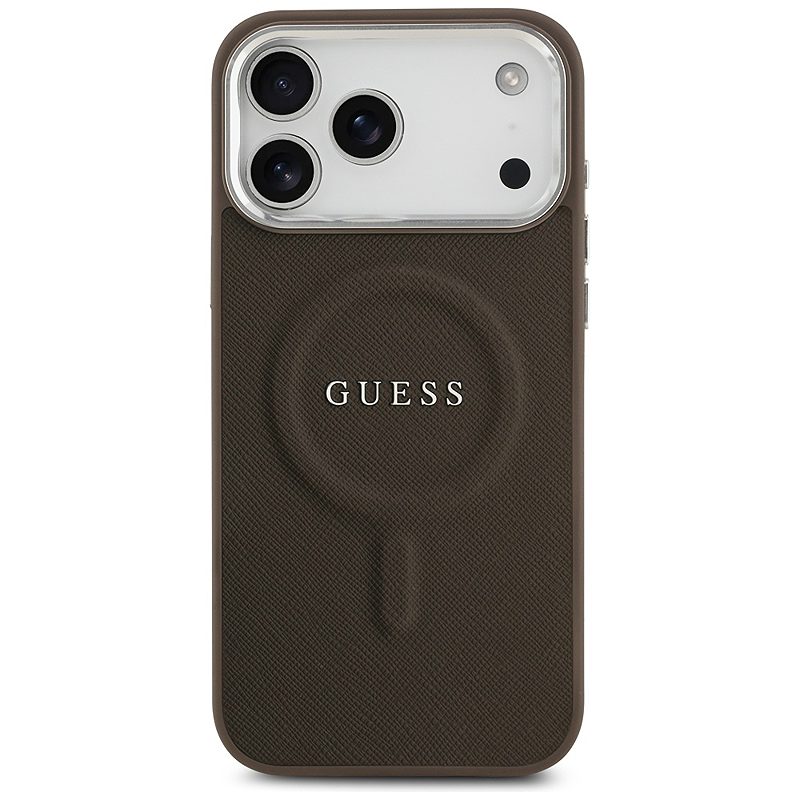 Guess Classic Logo MagSafe case for iPhone 17 Pro brown - Billede 3