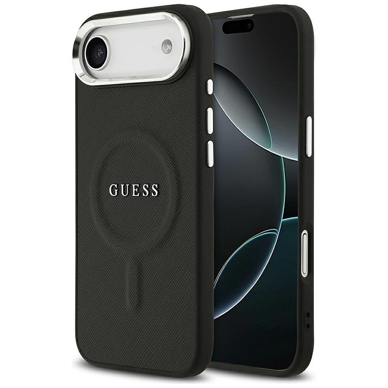 Guess Classic Logo MagSafe case for iPhone Air black