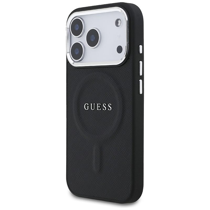 Guess Classic Logo MagSafe case for iPhone 17 Pro black - Billede 2