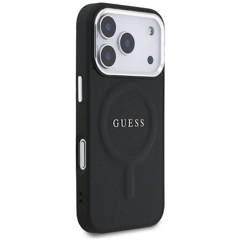 Guess Classic Logo MagSafe case for iPhone 17 Pro black - Billede 4
