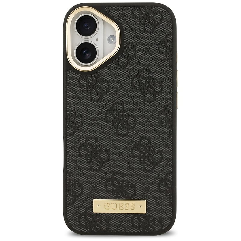 Guess 4G Logo Plate MagSafe case for iPhone 17 black - Billede 3