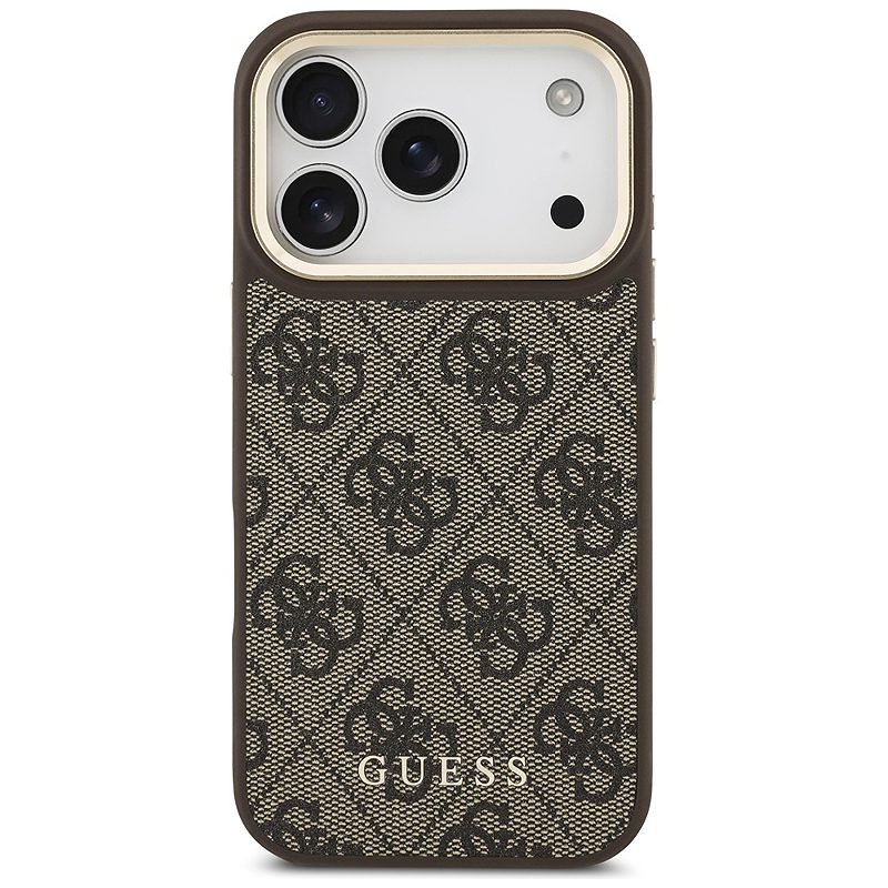 Guess 4G z portfelem Magsafe case for iPhone 17 Pro brown - Billede 3
