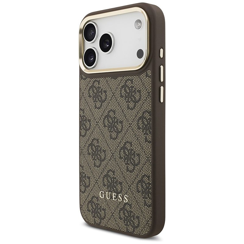 Guess 4G z portfelem Magsafe case for iPhone 17 Pro Max brown - Billede 2