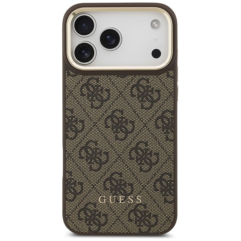 Guess 4G z portfelem Magsafe case for iPhone 17 Pro Max brown - Billede 3