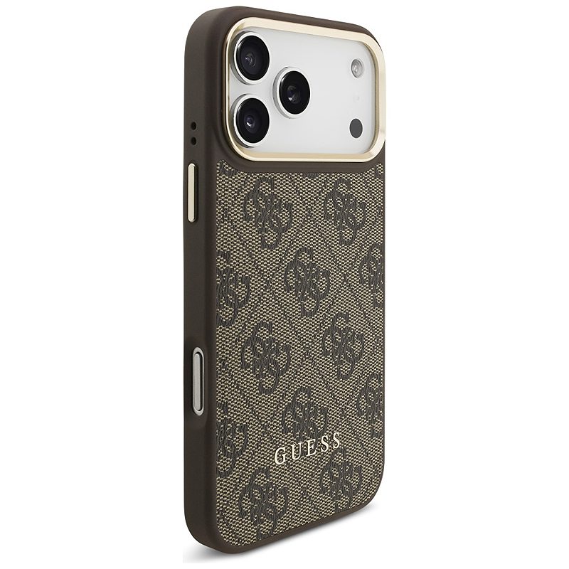 Guess 4G z portfelem Magsafe case for iPhone 17 Pro Max brown - Billede 4