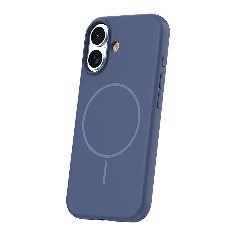 Silicone Thin Mag case for iPhone 17 6,3" / 18 6,3" dark blue - Billede 2