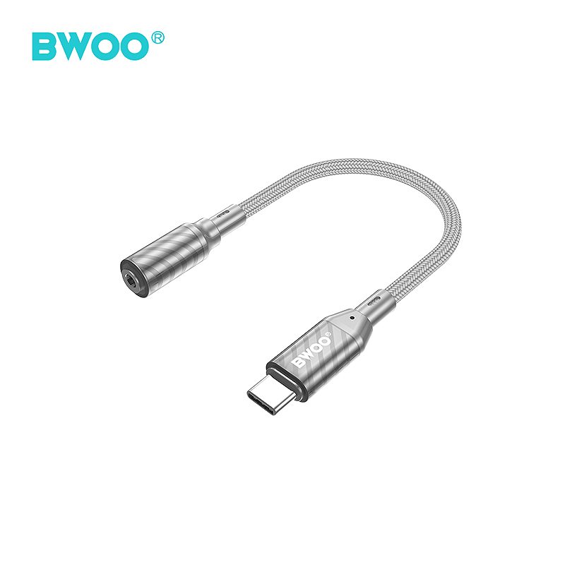 BWOO Adapter Type C to 3.5MM Jack BZ65 - Billede 2
