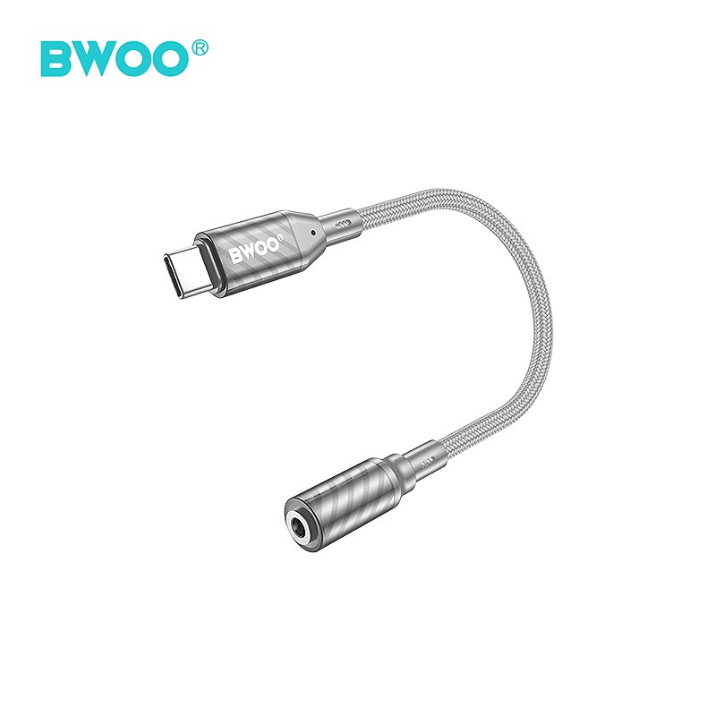 BWOO Adapter Type C to 3.5MM Jack BZ65 - Billede 3