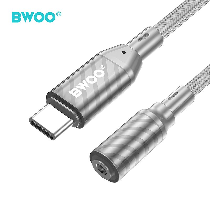 BWOO Adapter Type C to 3.5MM Jack BZ65 - Billede 4