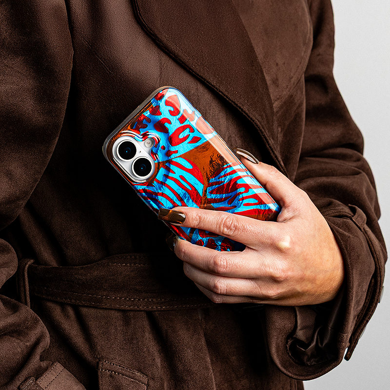 Animal Print case for iPhone 17 6,3" Chameleon - Billede 4