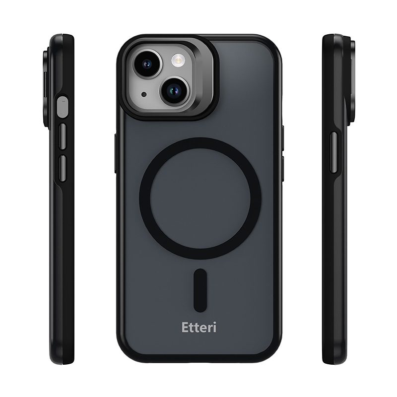 Etteri Morning Fog case for iPhone 15 6,1" black - Billede 3