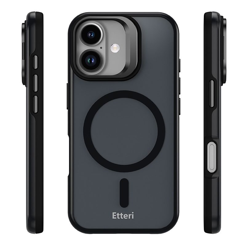 Etteri Morning Fog case for iPhone 17 6,3" black - Billede 3