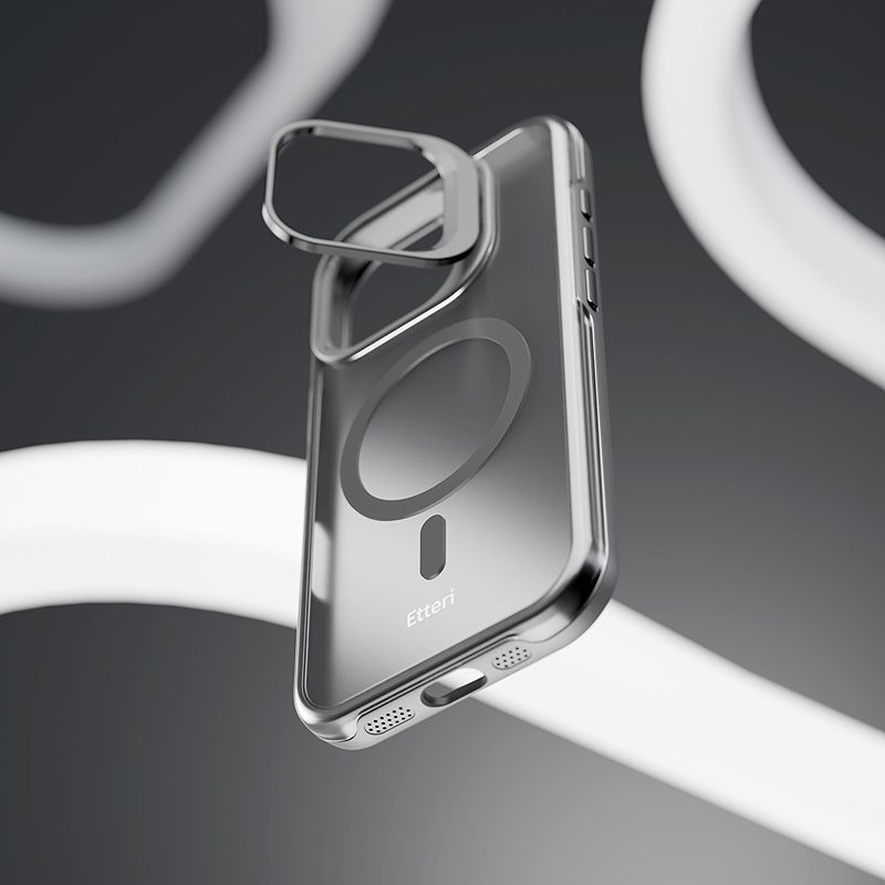 Etteri Morning Fog case for iPhone 17 6,3" black - Billede 4