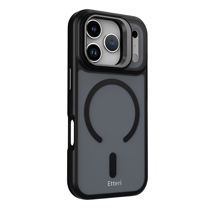 Etteri Morning Fog case for iPhone 17 Pro / 18 Pro 6,3" black - Billede 2