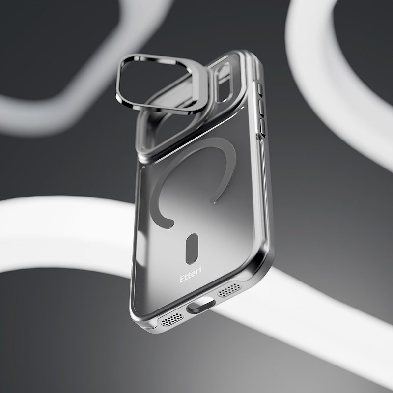 Etteri Morning Fog case for iPhone 17 Pro / 18 Pro 6,3" black - Billede 4