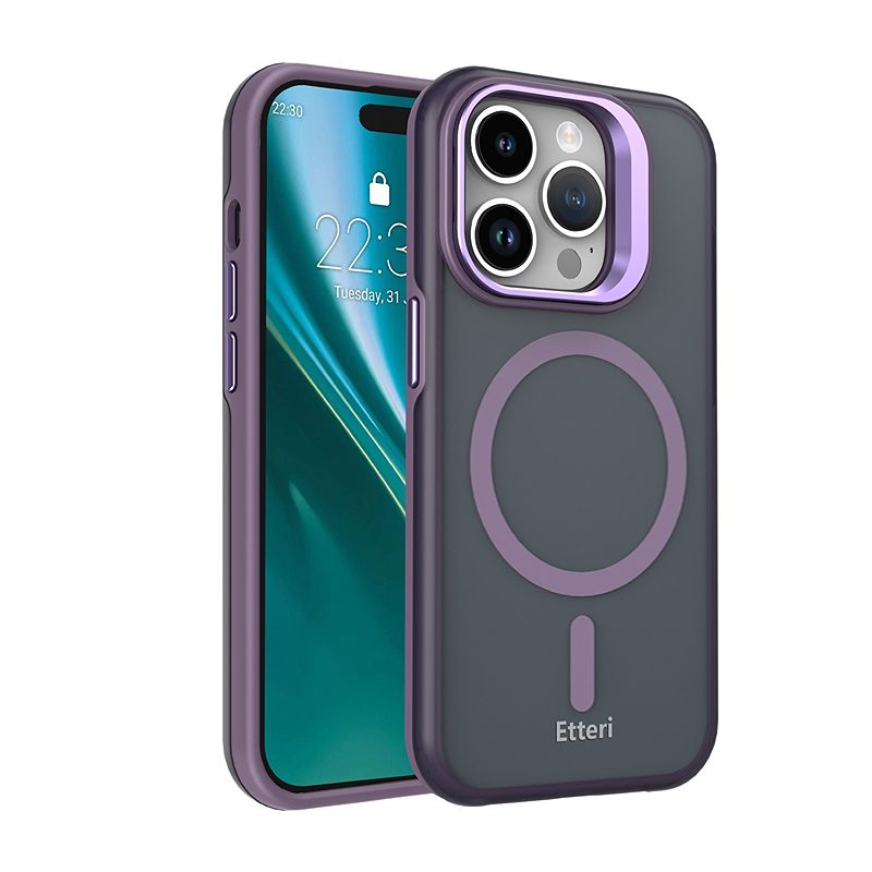 Etteri Morning Fog case for iPhone 15 Pro 6,1" purple