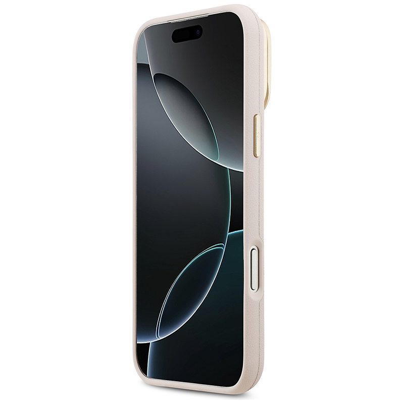 Guess Grained Big 4G & Stand Camera case for iPhone 17 Pro Max pink - Billede 5