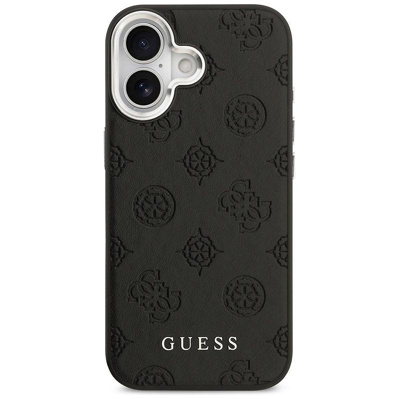 Guess Peony Hot Stamp Script MagSafe case for iPhone 17 black - Billede 3