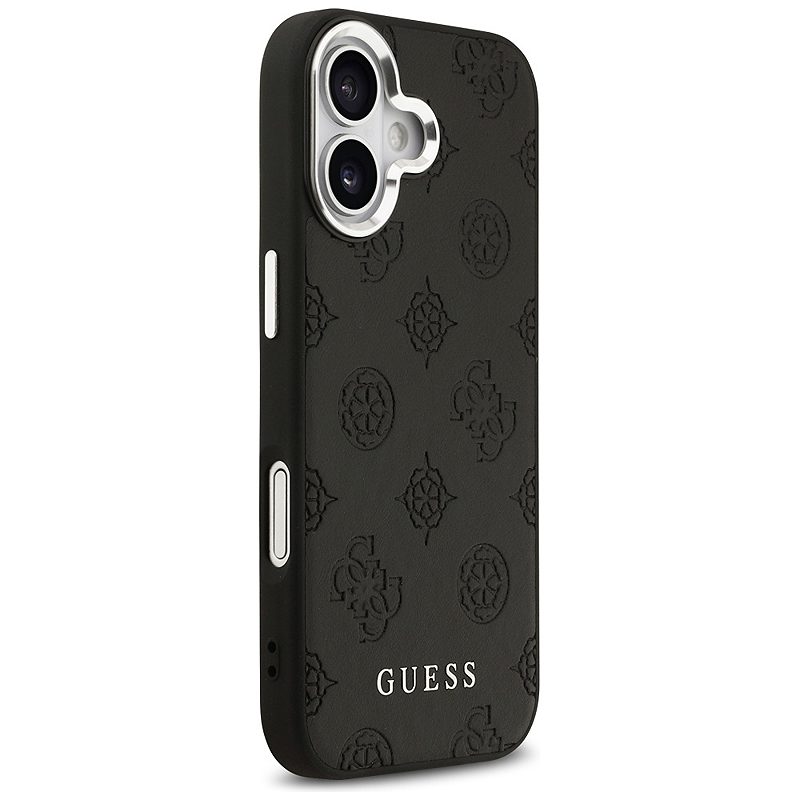 Guess Peony Hot Stamp Script MagSafe case for iPhone 17 black - Billede 4
