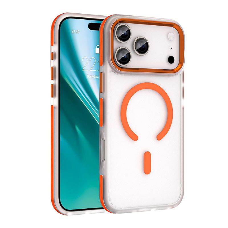 Etteri Icy Mag case for iPhone 16 Pro 6,3" orange