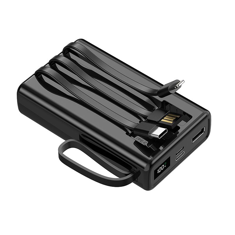 Setty power bank 20000 mAh with cables SPB-LC-220 black