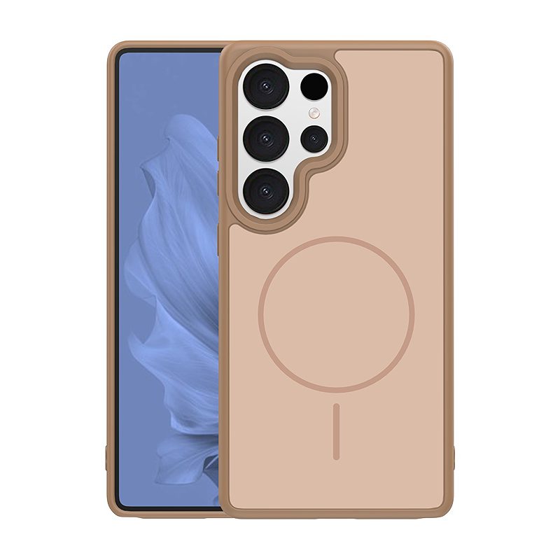 Frame Thin Mag case for Samsung Galaxy S26 Ultra brown
