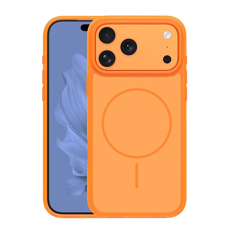 Frame Thin Mag case for iPhone 17 Pro Max 6,9" / 18 Pro Max 6,9" orange
