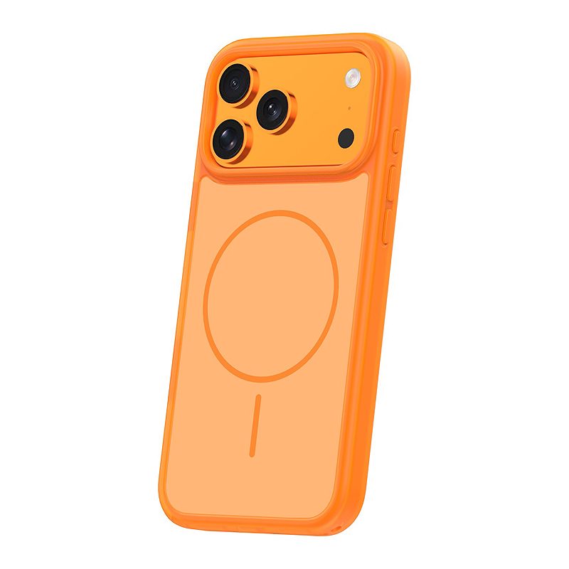 Frame Thin Mag case for iPhone 17 Pro Max 6,9" / 18 Pro Max 6,9" orange - Billede 2