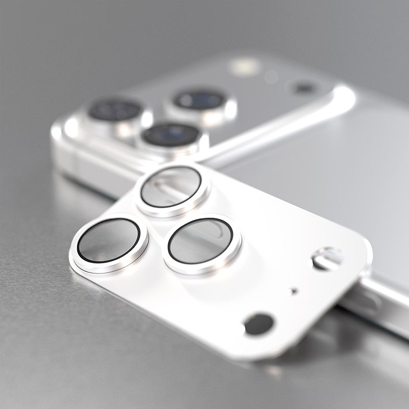 Etteri full camera lens guard for iPhone 17 Pro silver - Billede 2