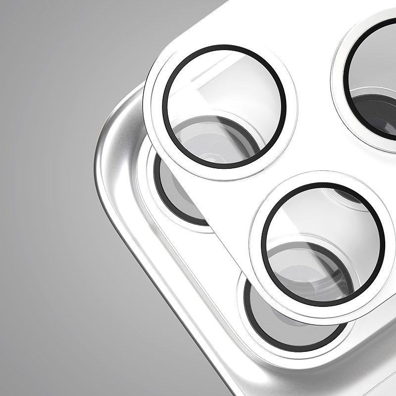 Etteri full camera lens guard for iPhone 17 Pro silver - Billede 3