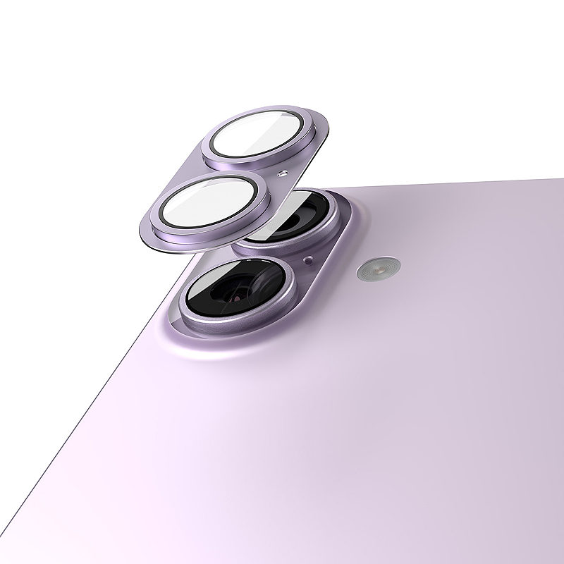 Etteri full camera lens guard for iPhone 17 pink