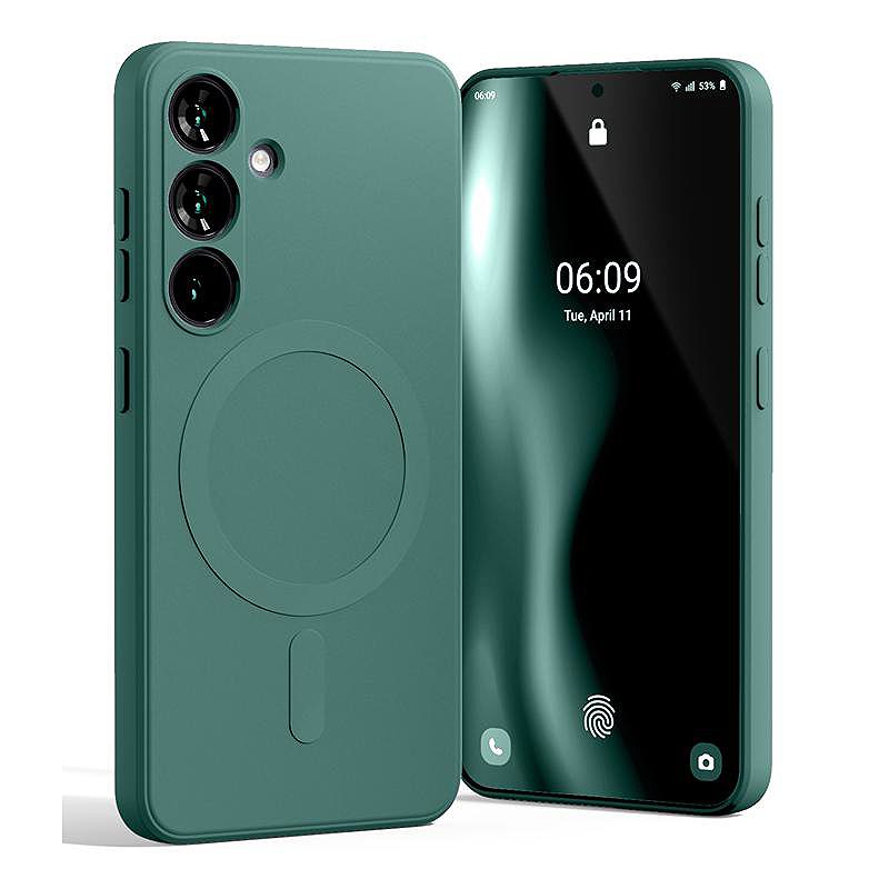 Mercury Semi-Silicon Magsafe Samsung Galaxy A57 GREEN