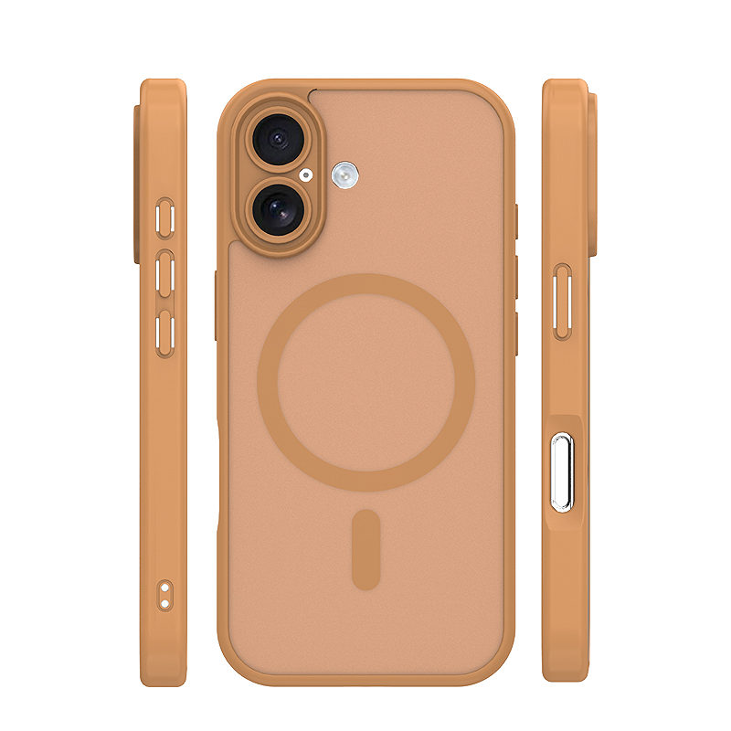 Mag Matt case for iPhone 17 6,3" / 18 6,3" brown camera protection - Billede 3
