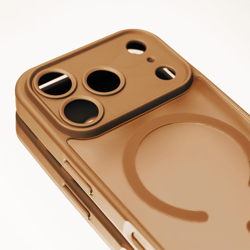 Mag Matt case for iPhone 17 6,3" / 18 6,3" brown camera protection - Billede 5