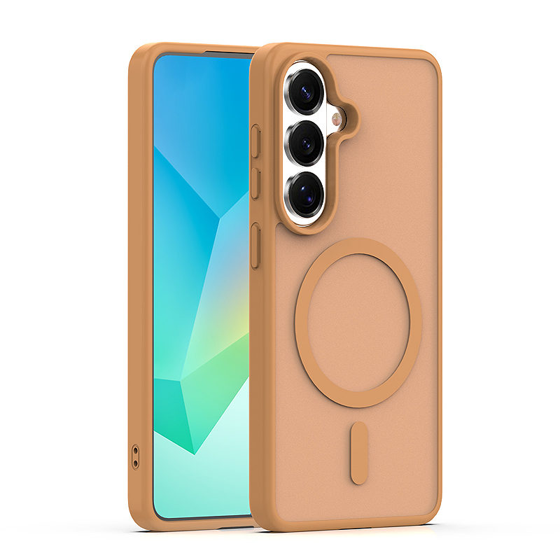 Mag Matt case for Samsung Galaxy S26 brown big hole