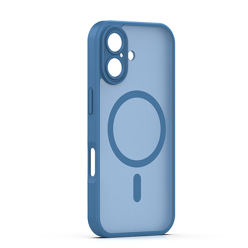 Mag Matt case for iPhone 16 6,1" dark blue camera protection - Billede 2