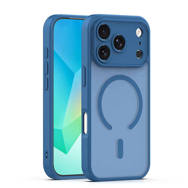 Mag Matt case for iPhone 17 Pro Max 6,9" / 18 Pro Max 6,9" dark blue camera protection